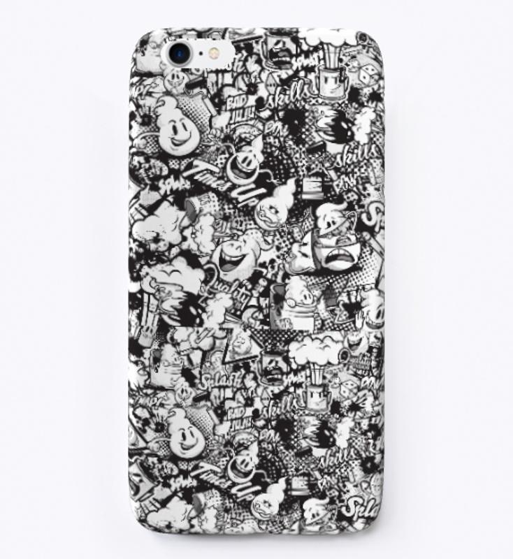 Cartoon Art Phone Case 